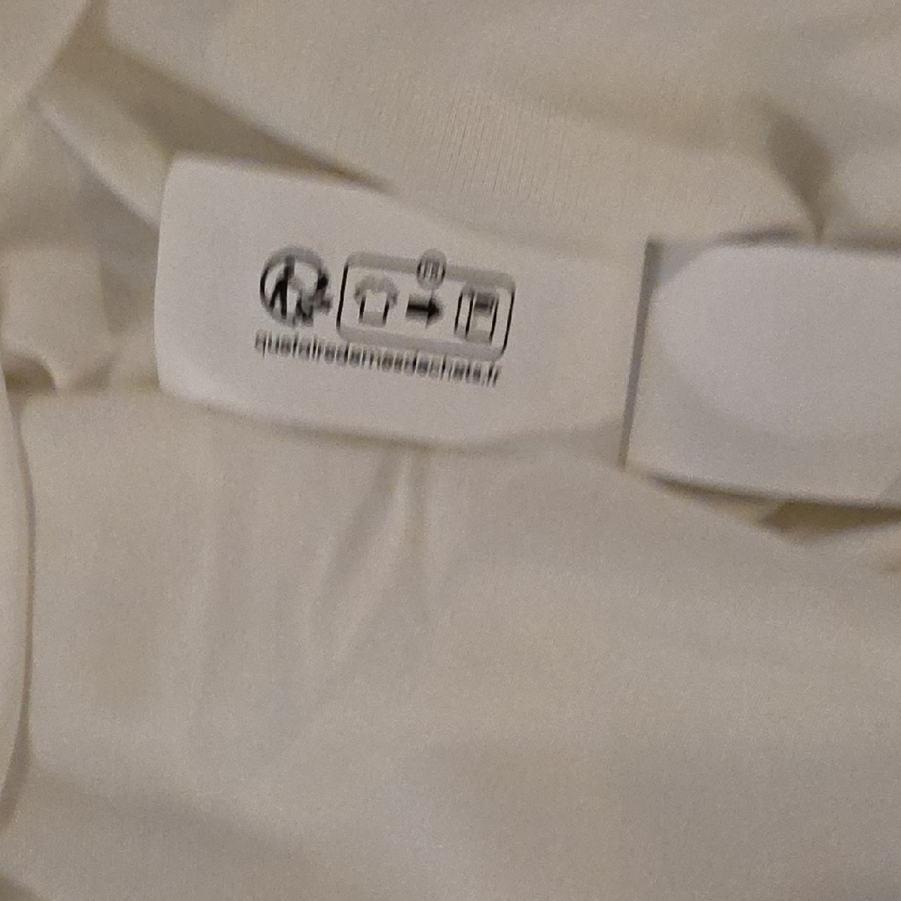 Zara women’s sporty White Mini Dress with center zipper. Size S new with tags - Picture 9 of 9